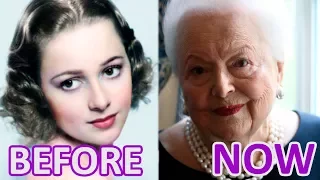 WOMAN and TIME: Olivia de Havilland. Before and after Melanie