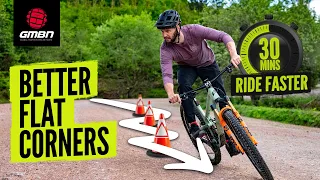 How To Improve Your MTB Cornering: Riding Flat Corners