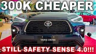 Why is 2024 Toyota Yaris Cross V cheaper by 300 thousand pesos?