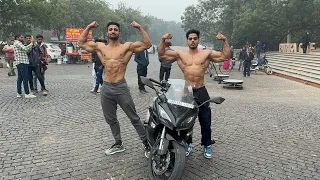 Public reaction Jaipur. ❤️❤️❤️#gym #public #publicreaction