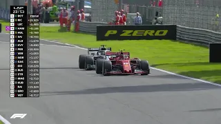 Lance Stroll interrupts Leclerc vs Hamilton at the 2019 Italian Grand Prix