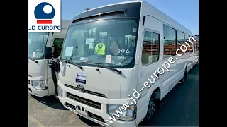 TOYOTA COASTER BUS 30 SEATS 4,2L DIESEL 6 ClL Official model for Africa  JD EUROPE Export ANTWERP
