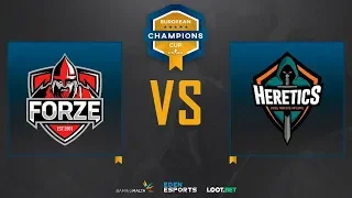 [RU] forZe vs Heretics | Map 1: Dust2 | European Champions Cup