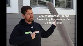 How-to: $300 Waterproof Flooring Installation (with time lapse).
