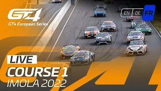 LIVE | Race 1 | Imola | GT4 European Series 2022 (Francais)