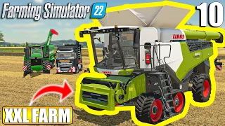 UPGRADING THE FARM with NEW HARVESTER  | The XXL FARM - Timelapse #10 | Farming Simulator 22