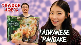 Trader Joe's Taiwanese green onion pancakes review| trader joe's asian food