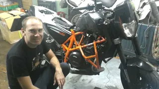 KTM 690 найдена одна из причин стука в головке цилиндра