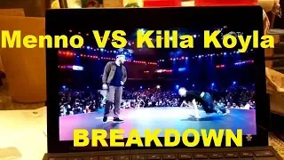 Menno VS Killa Koyla Breakdown (BC1 2019) | Bboy Vlog #83