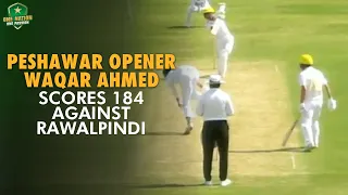 Peshawar opener Waqar Ahmed scores 184 against Rawalpindi | Quaid-e-Azam Trophy 2023-24