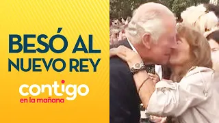 SALIÓ DE PROTOCOLO: Mujer sorprendió a rey Carlos al darle un beso - Contigo en La Mañana