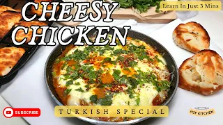 Turkish Style Chicken Recipe | Delicious Cheesy Chicken recipe |Turkish Pan Chicken | @H2FKitchen