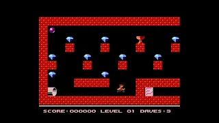 Dangerous Dave Homebrew NES Port - Early Prototype