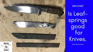 Making Knives from Leaf Springs