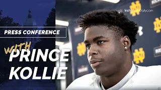 Notre Dame LB Prince Kollie on Experience, Spring Progress and Jason Onye | Notre Dame Football