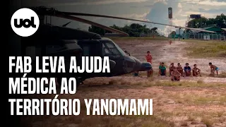 Força Aérea Brasileira leva ajuda médica ao território Yanomami em Roraima