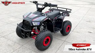 HIGHPER MINI SIRIUS 110cc 4 Stroke Gas Powered Atv Quad Bike