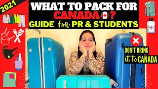 WHAT TO PACK FOR CANADA 🇨🇦 ? | FOR PR, STUDENTS and FAMILY | COMPLETE GUIDE FOR NEW IMMIGRANTS