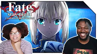 Fate/Stay Night Unlimited Blade Works Reaction | Ep 1 Saber vs Lancer