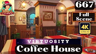 JUNE'S JOURNEY SCENE 667 COFFEE HOUSE 🌟FULL MASTERED SCENE🌟 (Hidden Object Game)