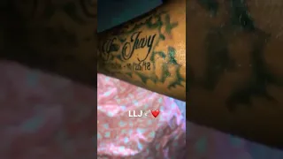 YNW Juvy bro gets tattoo. #ynwjuvy #ynwmelly #510spoon