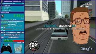 GTA San Andreas 100% Speedrun Practice San Fierro - Hugo_One Twitch Stream - 8/12/2017