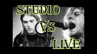 Kurt Cobain - Studio vs Live Screams