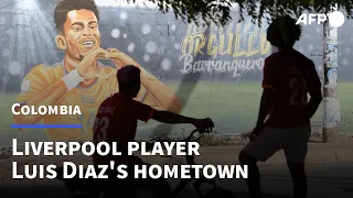 Luis Diaz's Colombian hometown hoping for Liverpool glory | AFP