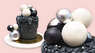 Chocolate Bauble Bombs - Bold & fun cake decoration idea!