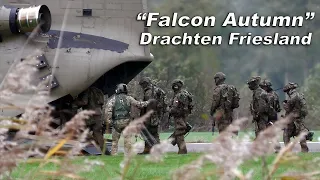 [4K] Exercise "Falcon Autumn" at Drachten Airport | Picking up the troops