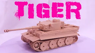 Tamiya Tiger in 1:48 scale. It does Tiger things.