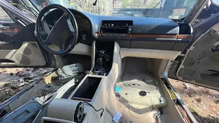 Mercedes-Benz W140 Dashboard Removal Process
