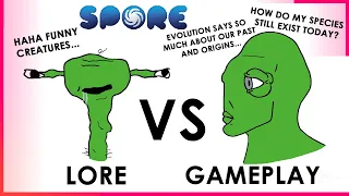 Spore Lore vs Spore Gameplay Inky Version