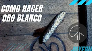 ✅Cómo hacer ORO BLANCO? 💎Taller de Joyería