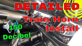 Train Horn How To Installation - 150 decibels On a Ford F-150