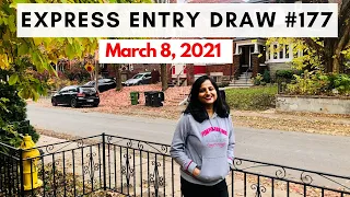Express Entry Draw177 after almost 1 month | Latest Express Entry Draw 8 March