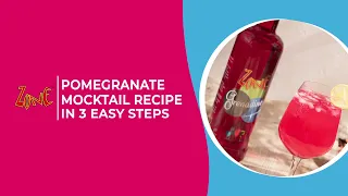 Pomegranate Mocktail Recipe | Zone Syrups