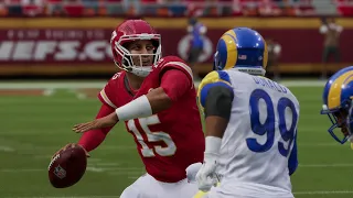 Kansas City Chiefs vs Los Angeles Rams - NFL Week 12 Full Game Highlights 11/27 (Madden 23 Sim)