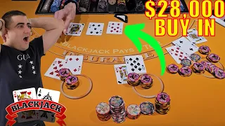 MASSIVE WINNING Session On High Limit Black Jack Table At PEPERMILL Casino