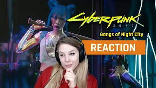 My reaction to the Cyberpunk 2077 Official Gangs of Night City Trailer | GAMEDAME REACTS