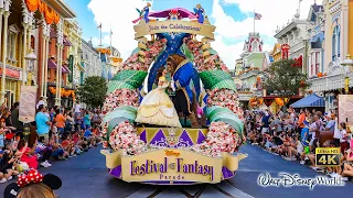 Festival of Fantasy Parade 4K Magic Kingdom Walt Disney World 2022 10 22