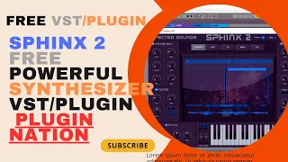 Sphinx 2 - FREE Synth VST/Plugin by Plugin Nation #Sphinx2 #PluginNation