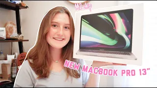 M2 MACBOOK PRO UNBOXING 13" || unboxing, first impressions, set up