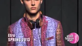 Etro Spring / Summer 2013 Men's Runway Show | Global Fashion News