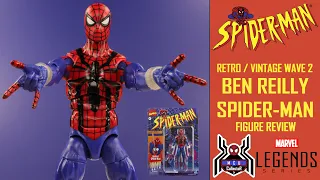 Marvel Legends RETRO BEN REILLY SPIDERMAN Clone Vintage Spider-Man Wave 2 Figure Review