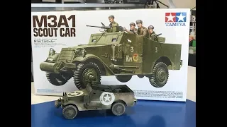 Building the New Tamiya M3A1 Scout Car all new tool  step by step build.