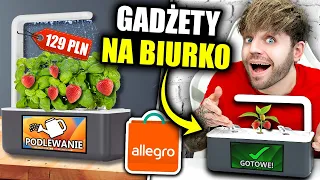 Najlepsze GADŻETY NA BIURKO z Allegro! *smart doniczka*