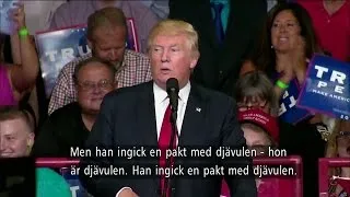 Kritiken mot Trump - "Ett ovanligt högt tonläge för närvarande" - Nyhetsmorgon (TV4)