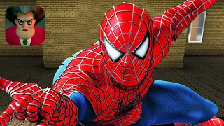 Scary Teacher 3D New Spider-Man Full History Part 87 Gameplay Walkthrough (IOS ANDROID)
