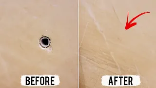 How to restore drilled holes in the tile? DIY Tile Repair
